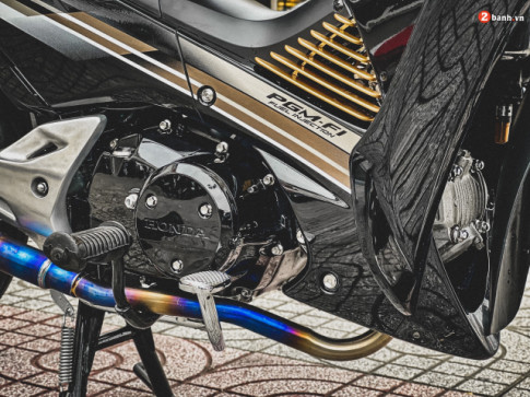 Honda Wave 125 được người thợ Việt biến tấu với công nghệ thắng không dây