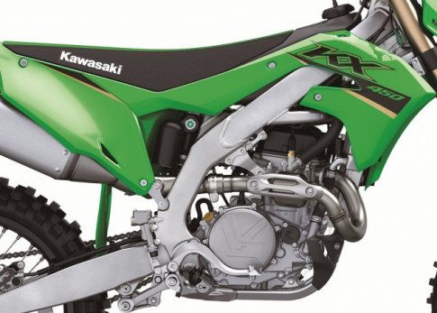 Kawasaki KX450 2022 trình làng, động cơ đã được đại tu hoàn toàn