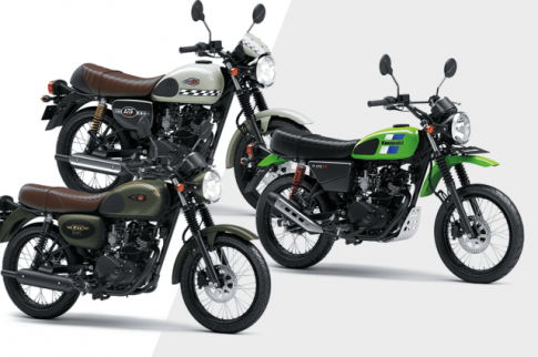 Kawasaki W175 2022 cập nhật phiên bản mới