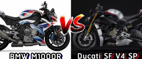 BMW M1000R và Ducati Streetfighter V4 SP trên bàn cân thông số