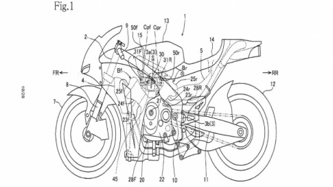 Cập nhật thông tin về bằng sáng chế động cơ V4 của Honda