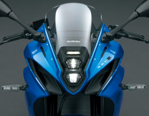 Suzuki GSX-8R 2024 hoàn toàn mới lộ diện thách đấu Yamaha R7