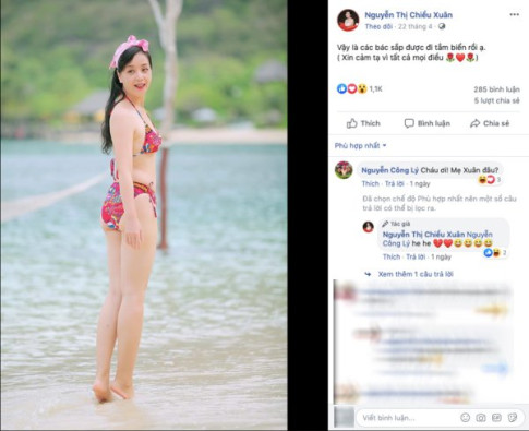 Khoe lại hình diện bikini, NSƯT Chiều Xuân được Công Lý hỏi khéo: “Cháu ơi mẹ Xuân đâu”
