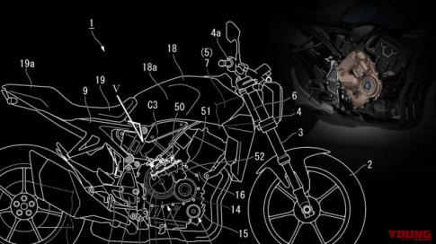 Lộ tin Honda CB1000 Hornet và CB1000 tiếp theo cũng sẽ sử dụng ly hợp điện tử