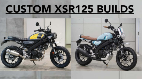 Hai bản độ Yamaha XSR125 tuyệt vời dành cho anh em tham khảo