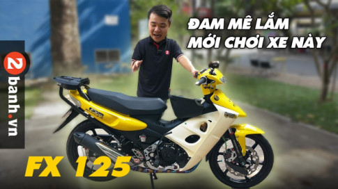 Khám phá chiếc Suzuki FX125 độ, phải tâm huyết lắm mới có thể chơi được dòng xe này