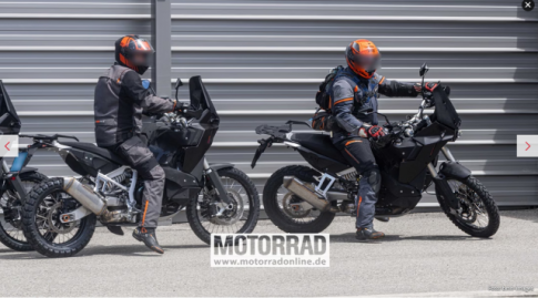 KTM 990 Adventure mới sẽ có kiểu dáng tương tự một chiếc xe đua Rally