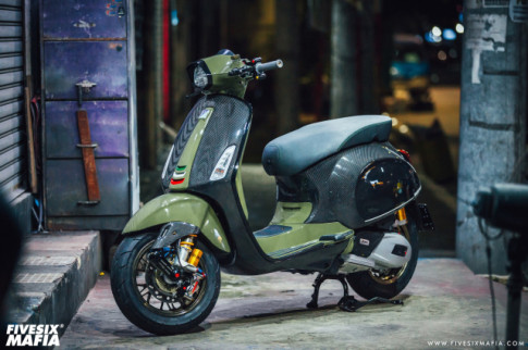 Vespa Sprint lột xác khi ‘học hỏi’ theo phong cách Sporty của SH Ý