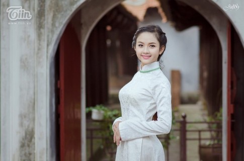‘Xao xuyến’ với nét đẹp tinh khôi của nữ sinh Tuyên Quang